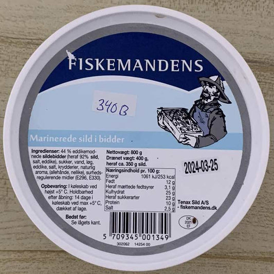 marinerad sill i bitar 800g