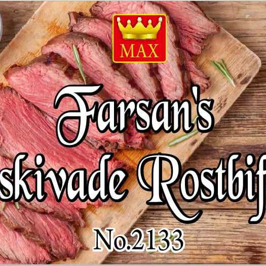 Skivad rökt rostbiff 250g frozen